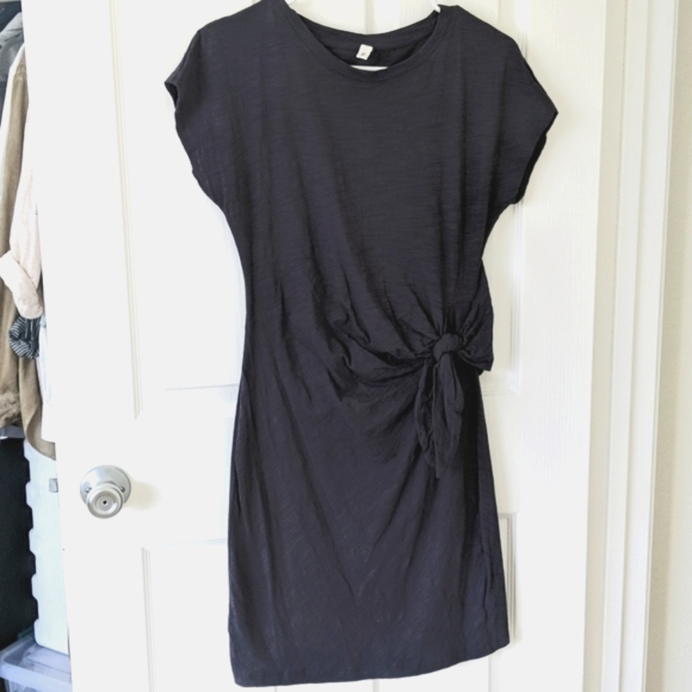 Cotton/t-shirt👗tieddress
